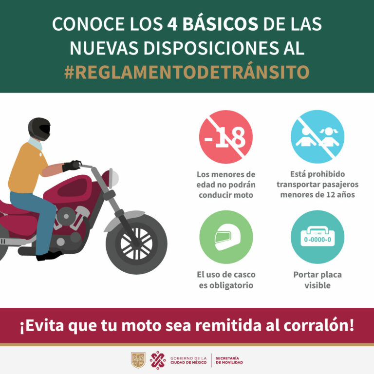 Conoce El Reglamento De Tr Nsito Para Motos En Cdmx