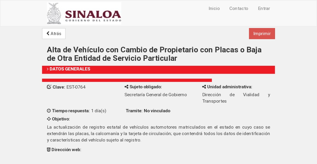 cambio de propietario Sinaloa requisitos