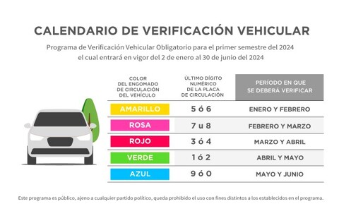 verificación vehicular 2024