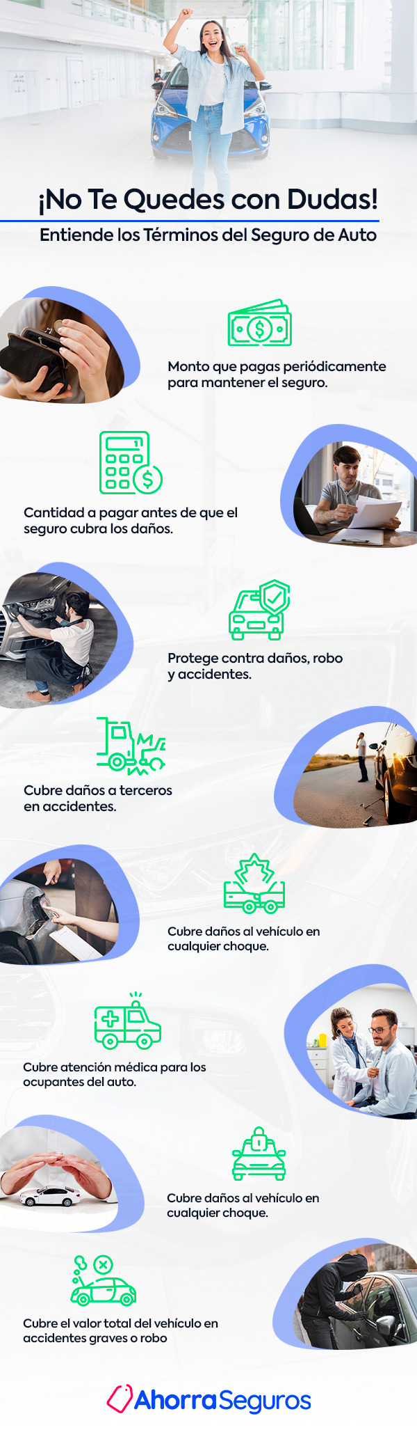 terminos de seguros de autos