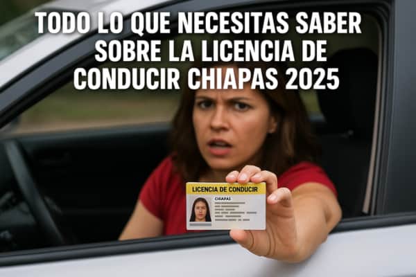 licencia de conducir Chiapas