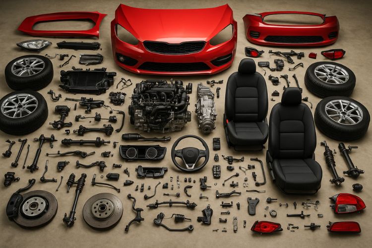 partes de un auto