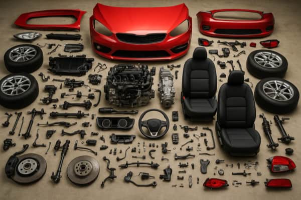 partes de un auto