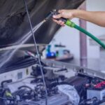 lavado de motor