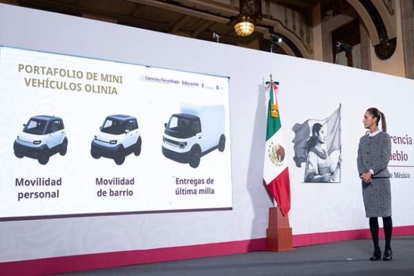 olinia carro eléctrico