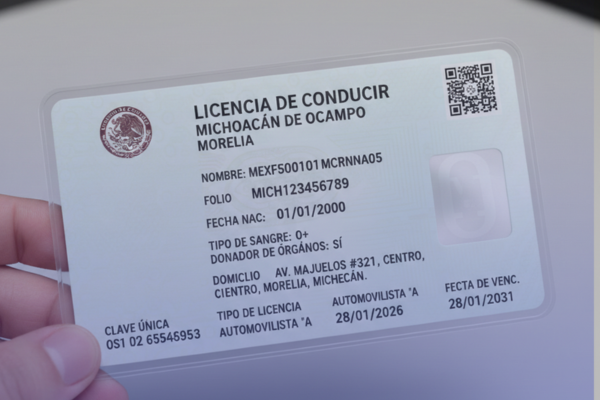 tipos de licencias en michoacan
