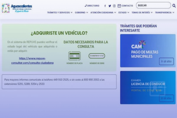 Cambio de placas en Aguascalientes