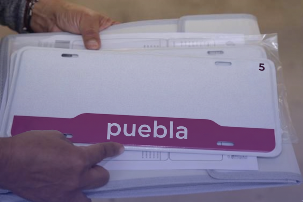 Costo de placas en Puebla