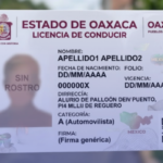 licencia de conducir Oaxaca