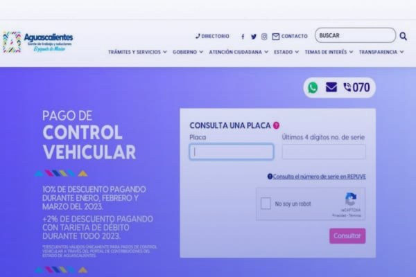 trámites de placas